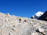 06 Mount Kailash Inner Kora Nandi Parikrama Trail Leading To Ridge With Kailash South Face Still Partially Hidden